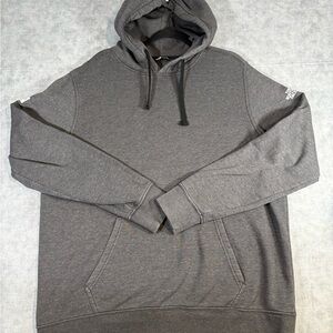 The North Face Mens XL Gray Hoodie Pullover Sweatshirt Kangaroo Pocket